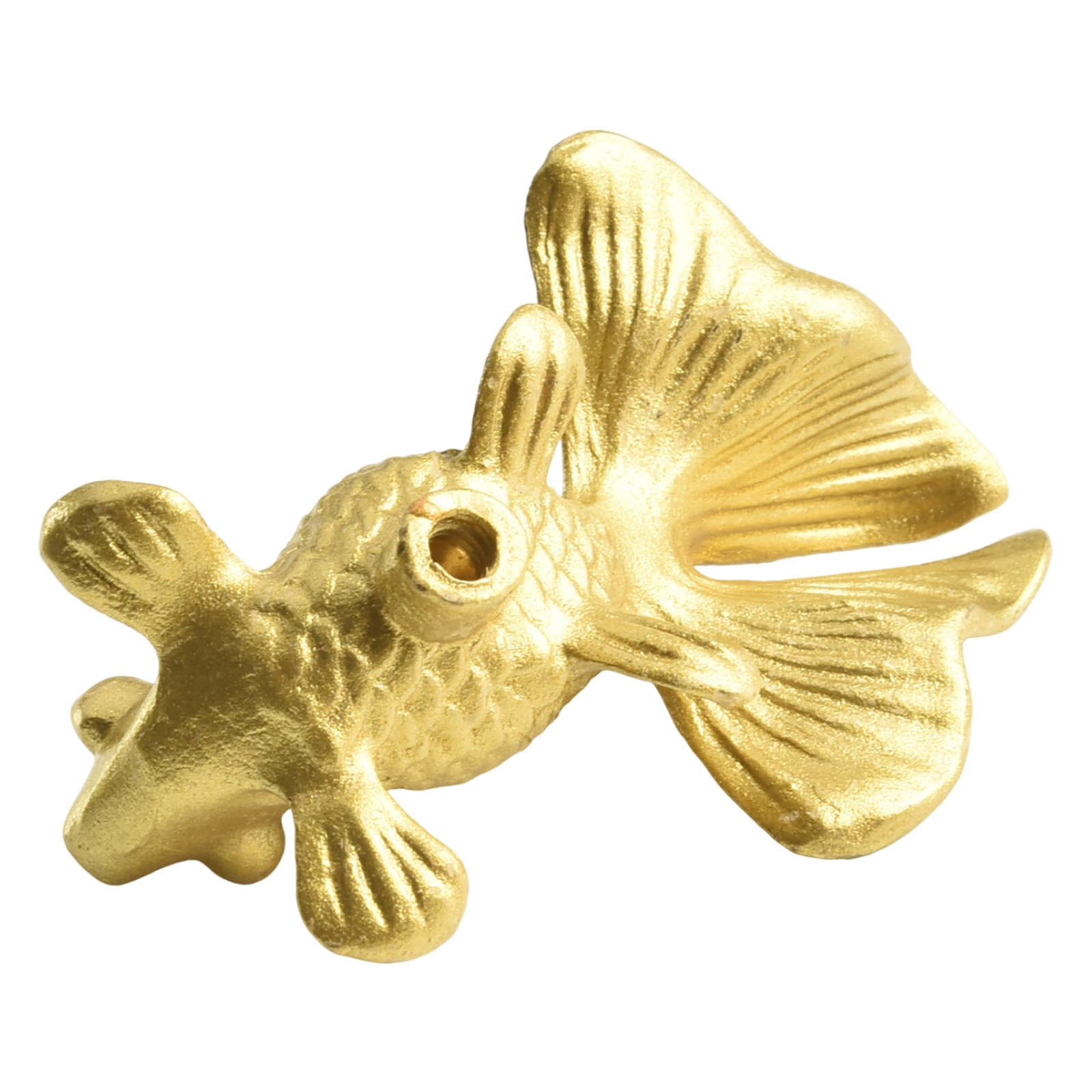 Unique Furniture Hardware Pulls - Altın balık şeklinde dolap kulpları, pirinç