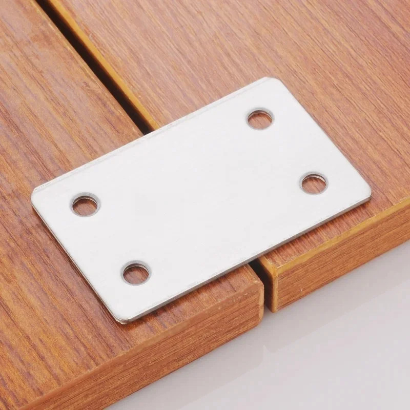 Furniture Joinery Hardware - 10 adet paslanmaz çelik düz köşeli