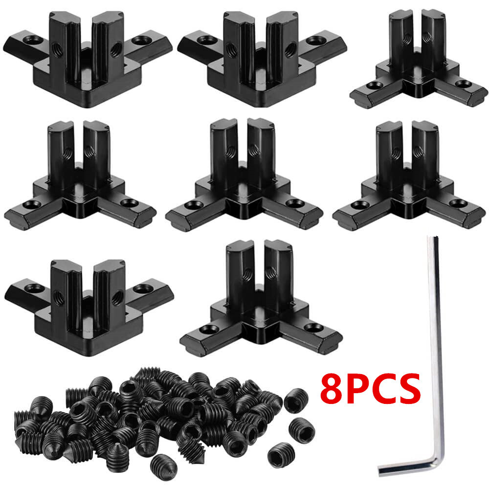 Corner Bracket Angle - 8 adet alüminyum profil 90 derece