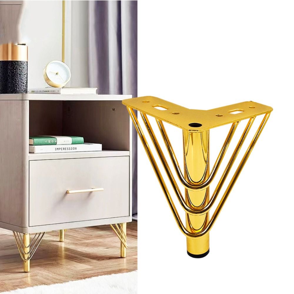 Furniture Hardware Material - Altın Rengi Mobilya Ayakları Kalınlaştırılmış Tasarım