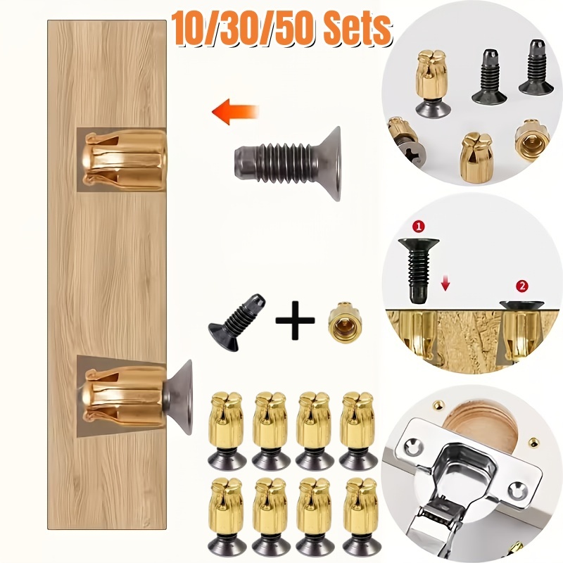 Cabinet Hinge Overlay - 10/30/50 Set Yeniden Kullanılabilir Menteşe Tamir