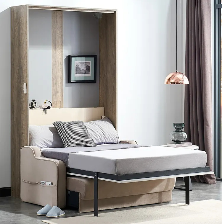 Furniture Hardware Material - -Modern Yatak Odası Mobilyası Murphy Yatak