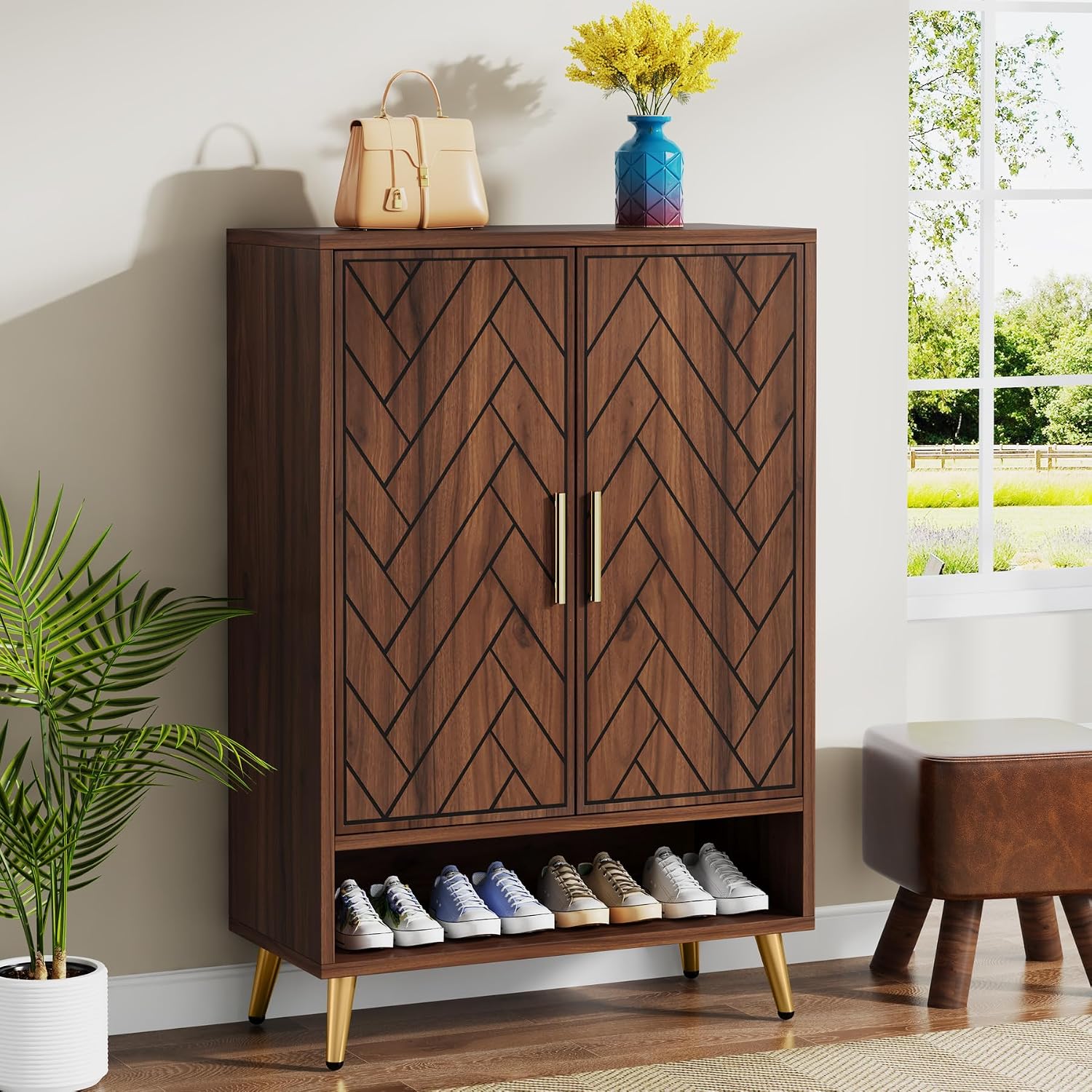 6 Katlı Kapaklı Ayakkabı Dolab - Cabinet Hinge Overlay incelemesi ve fiyatı