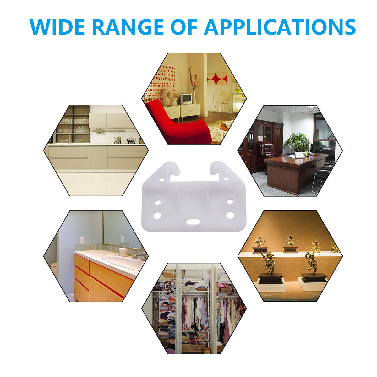 100 Adet Beş Donanım Aksesuarı - Furniture Hardware With Backplate incelemesi ve fiyatı
