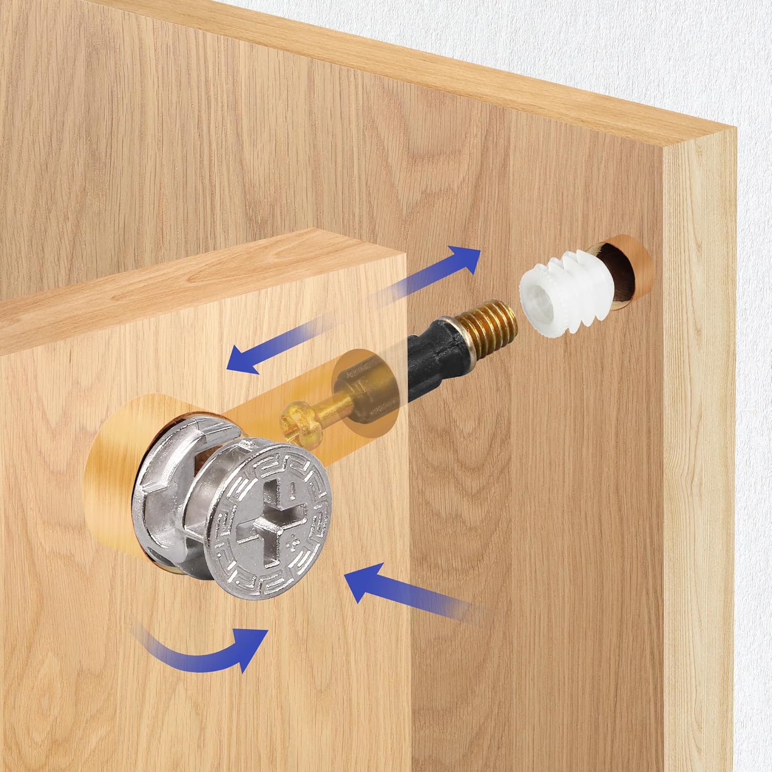 3'ü 1 Arada Mobilya Bağlantı V - Cam Lock Nut incelemesi ve fiyatı
