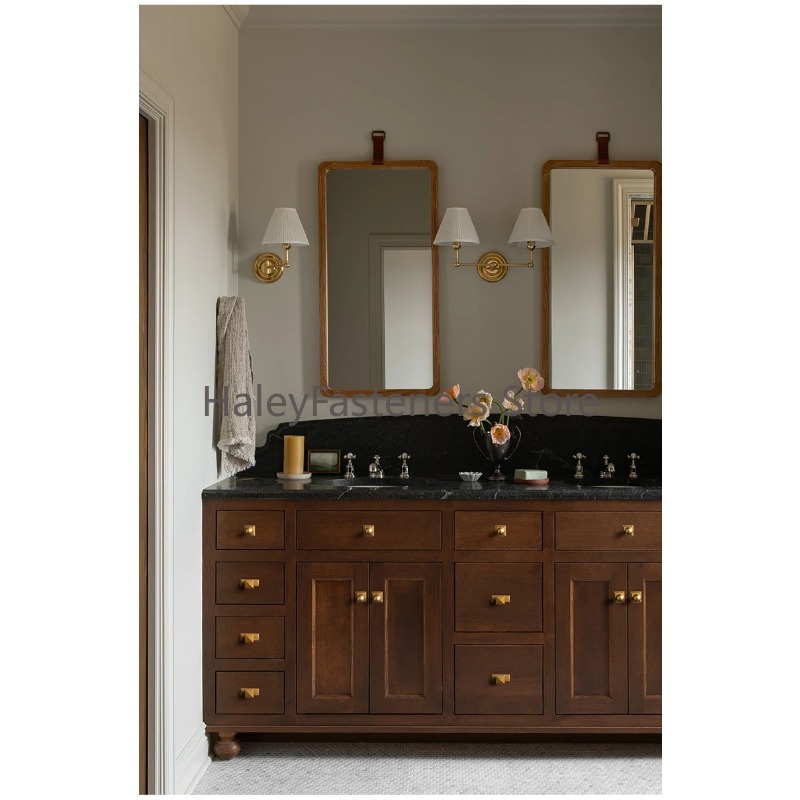 Orta yüzyıl antika pirinç dola - Furniture Hardware With Backplate incelemesi ve fiyatı