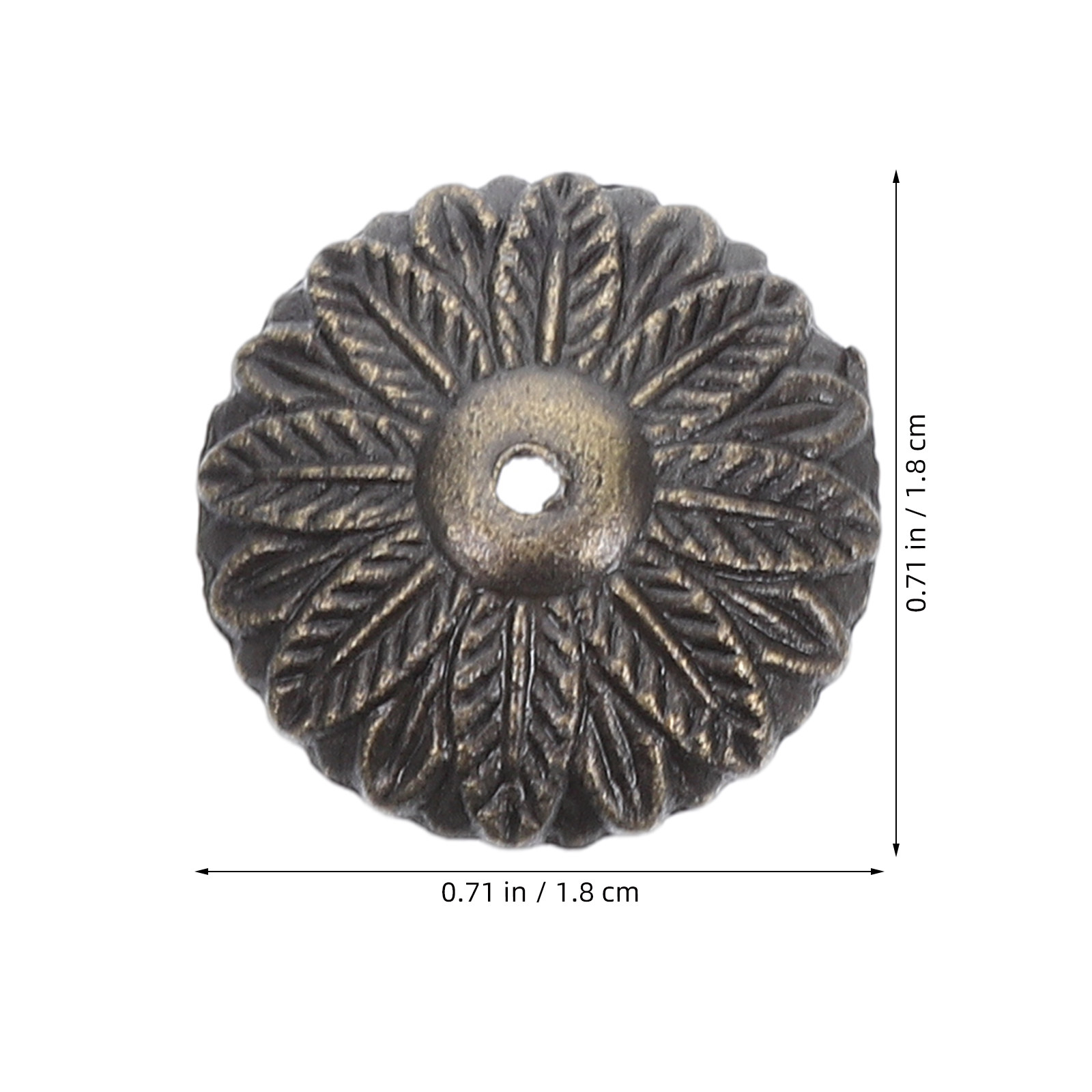 50 Adet Vintage Yaprak Şeklind - Furniture Hardware With Backplate incelemesi ve fiyatı