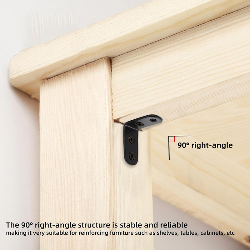 6-20 Adet Siyah Köşe Desteği L - Corner Bracket Angle incelemesi ve fiyatı
