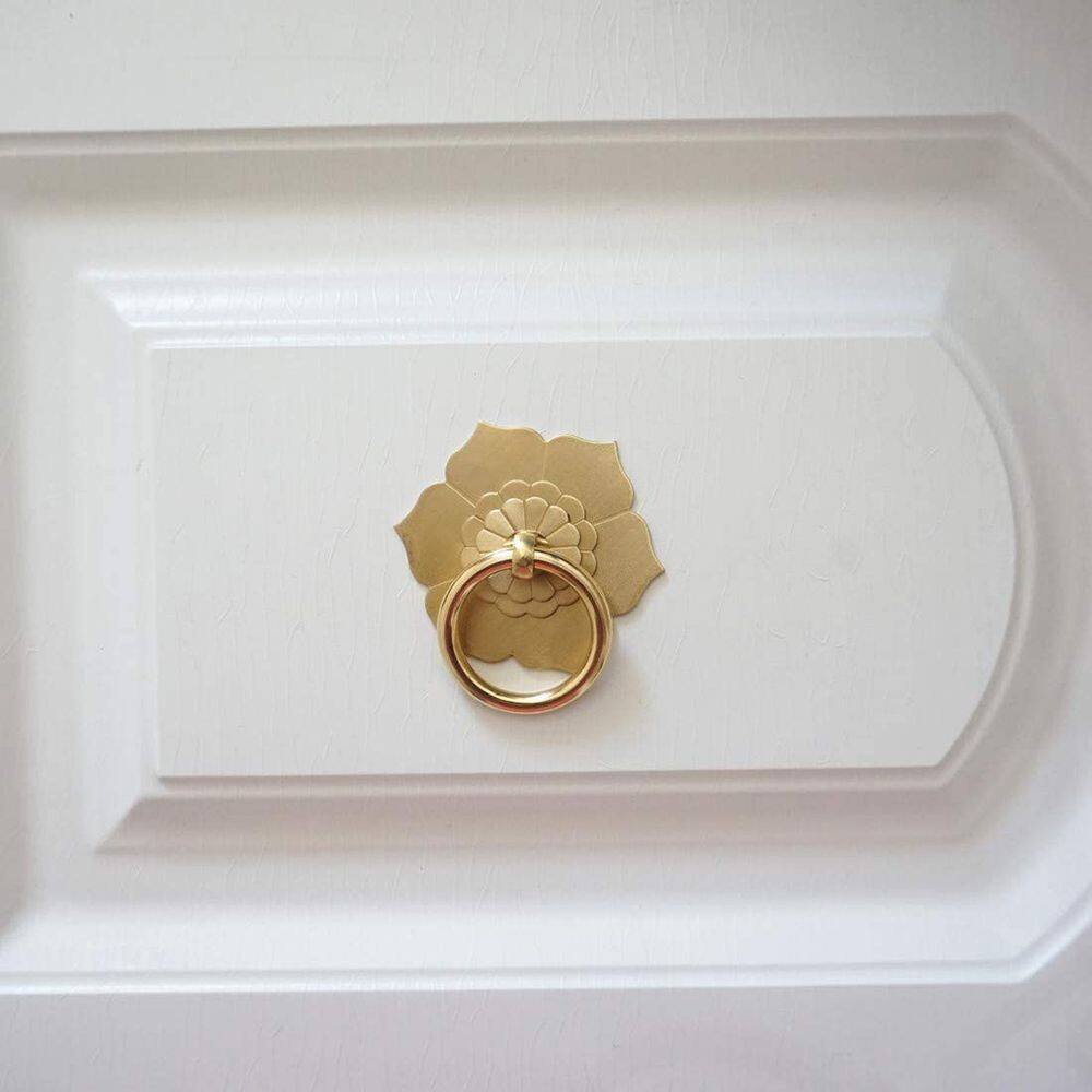 Çiçek Desenli Pirinç Dolap Kap - Unique Furniture Hardware Pulls incelemesi ve fiyatı