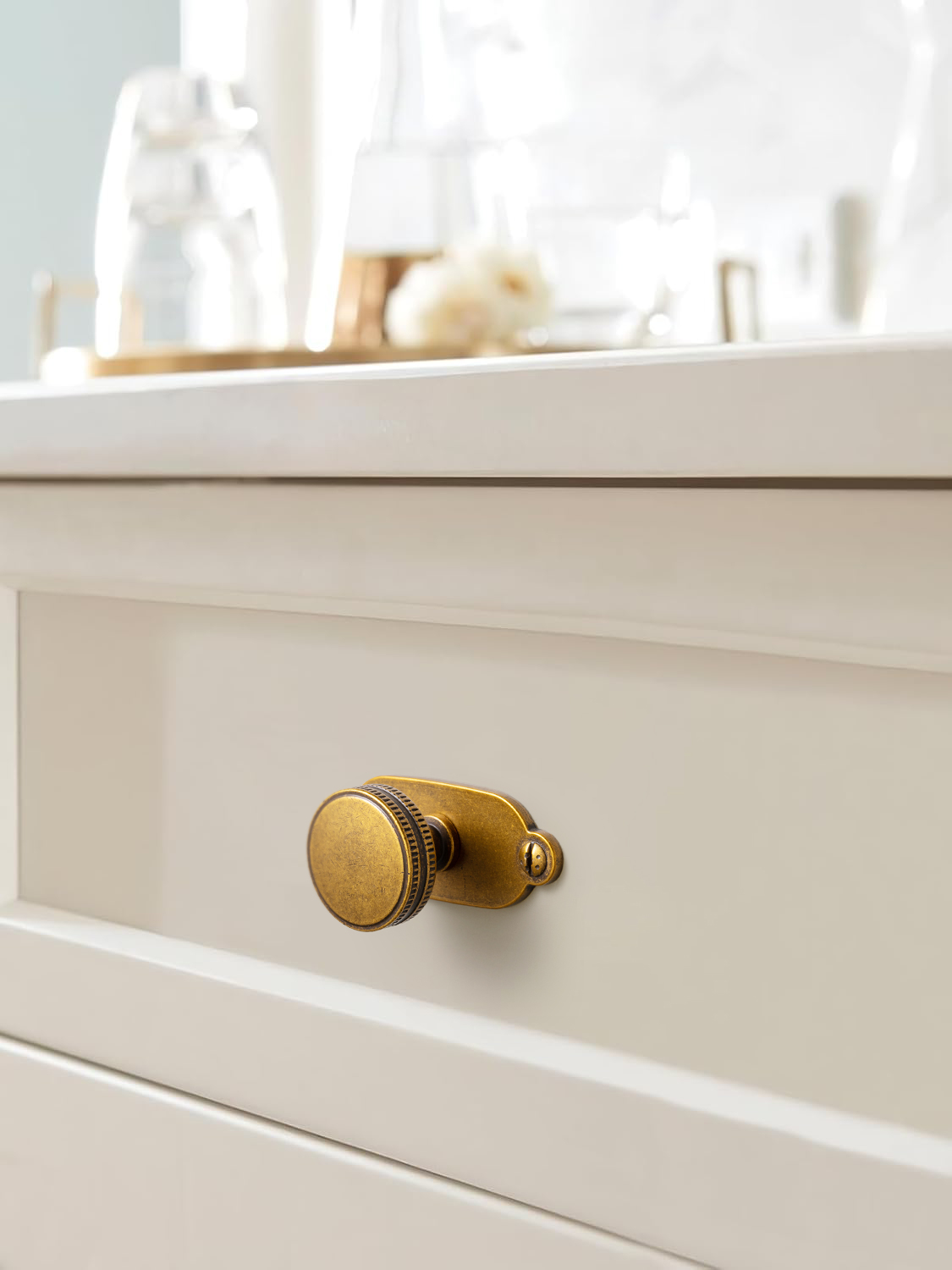 Goo-Ki Vintage Pirinç Dolap Ku - Furniture Hardware With Backplate incelemesi ve fiyatı