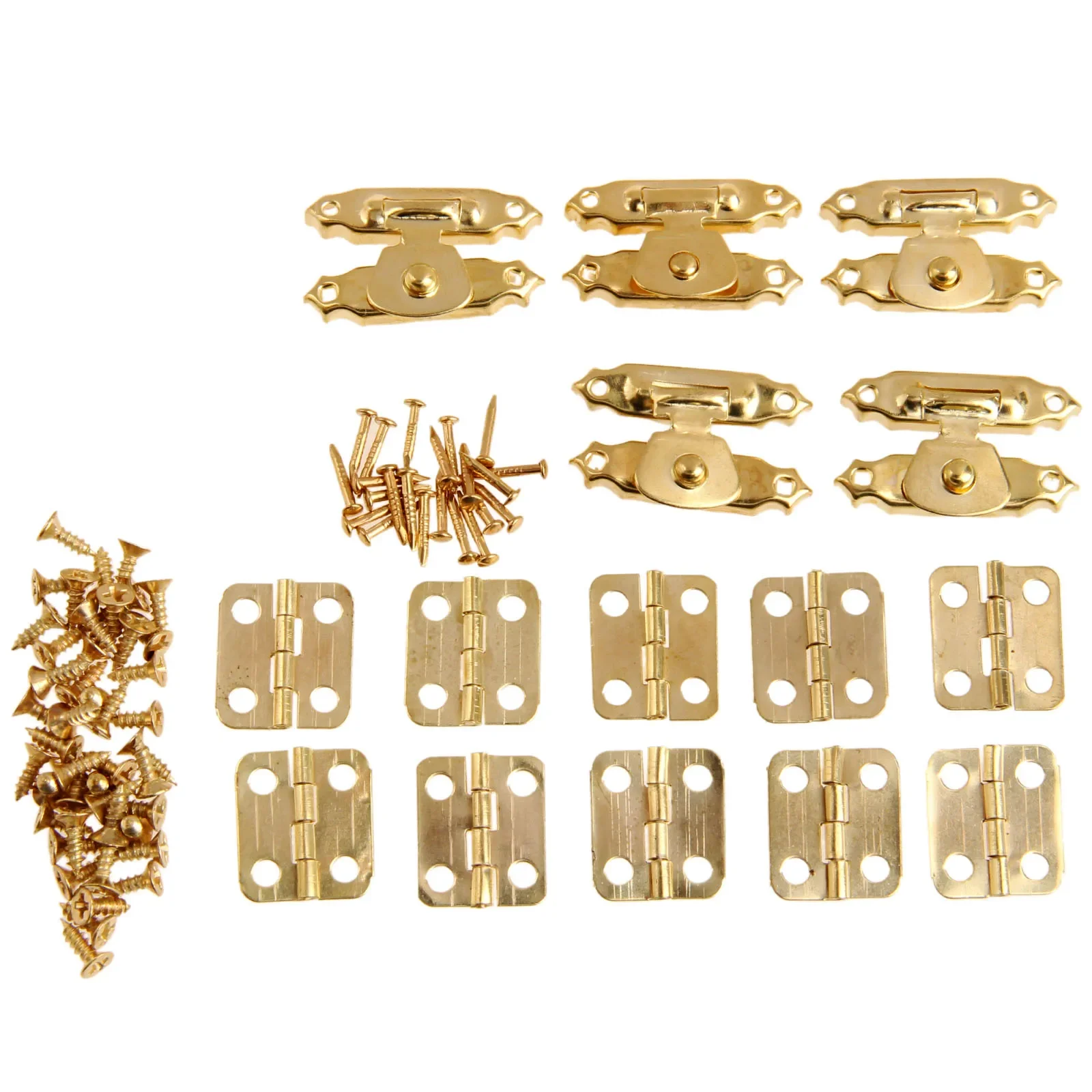 15 adet/takım Vintage altın yu - Furniture Joinery Hardware incelemesi ve fiyatı