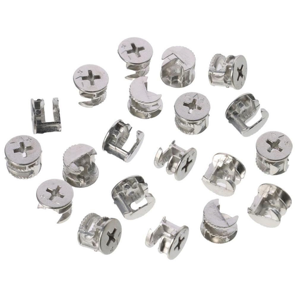 20 adet çinko kam kilidi somun - Furniture Joinery Hardware incelemesi ve fiyatı