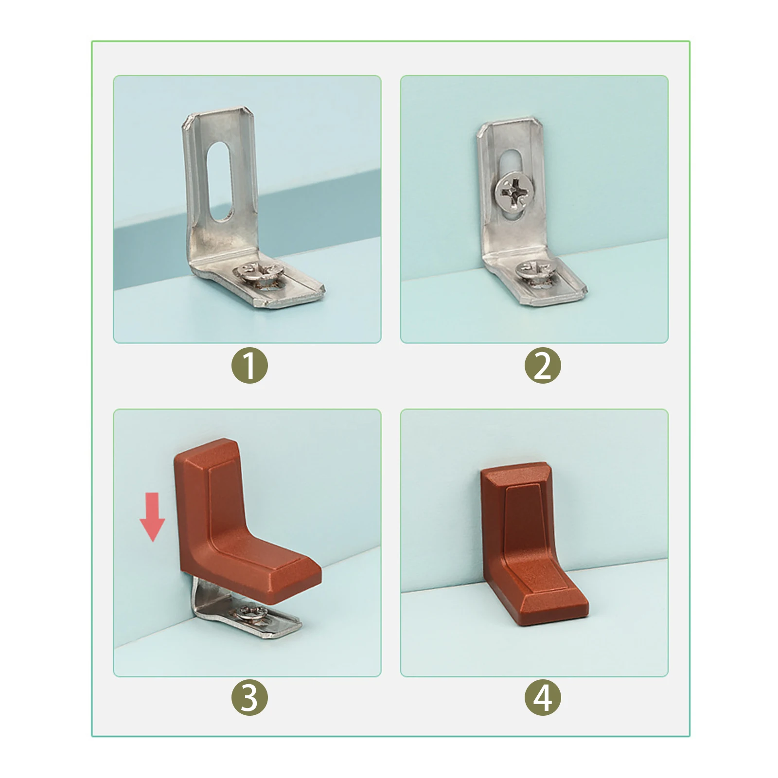 20 adet 90 Derece L Şekli Köşe - Corner Bracket Angle incelemesi ve fiyatı