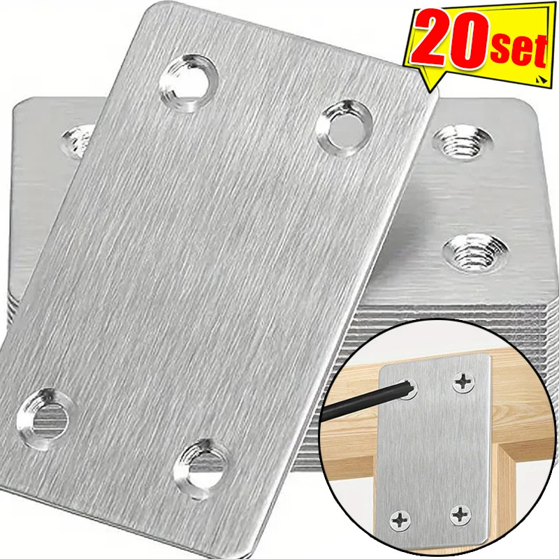 10 adet paslanmaz çelik L-şeki - Furniture Joinery Hardware incelemesi ve fiyatı