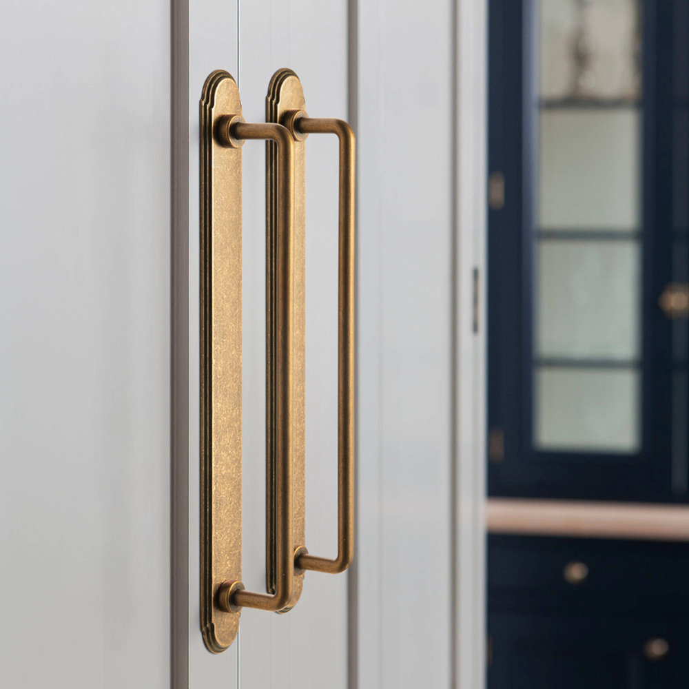 Goo-Ki Antik Pirinç Dolap Bar  - Furniture Hardware With Backplate incelemesi ve fiyatı