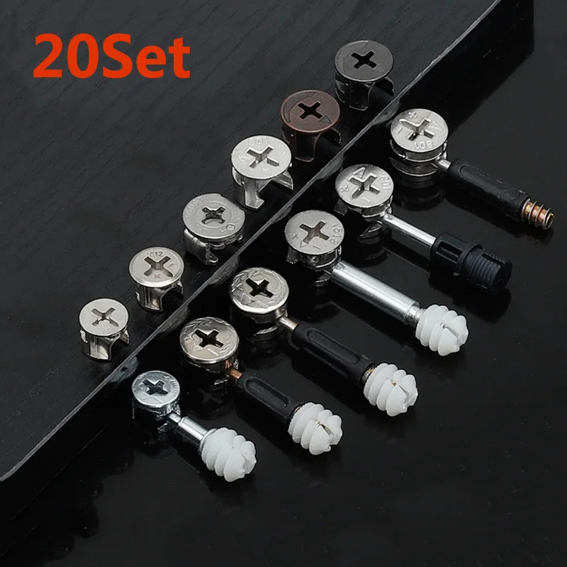 20 adet kalınlaştırılmış 3'ü 1 - Cam Lock Nut incelemesi ve fiyatı