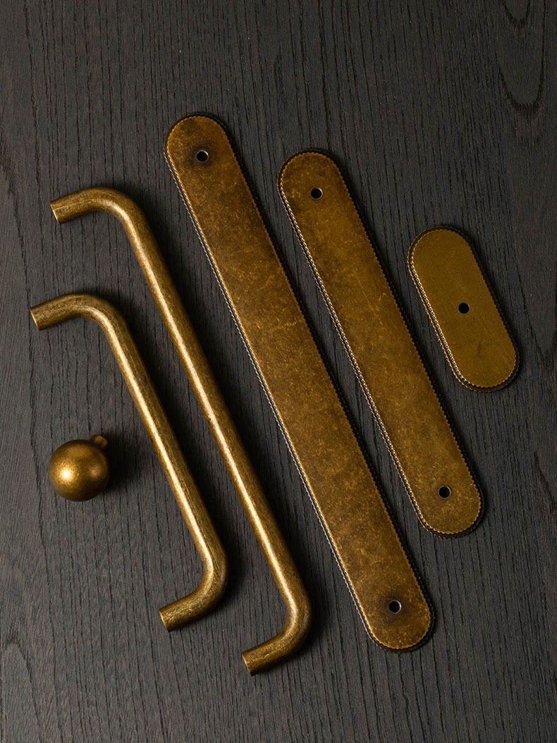 Arka plakalı vintage dolap kol - Furniture Hardware With Backplate incelemesi ve fiyatı