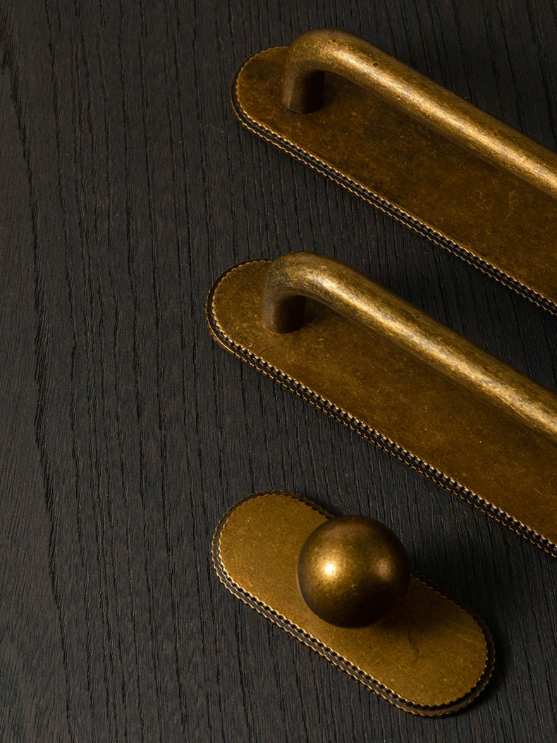 Arka plakalı vintage dolap kol - Furniture Hardware With Backplate incelemesi ve fiyatı