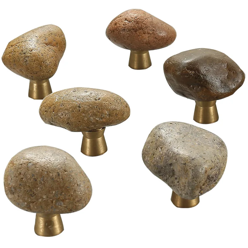 1 adet benzersiz doğal taş + ç - Unique Furniture Hardware Pulls incelemesi ve fiyatı