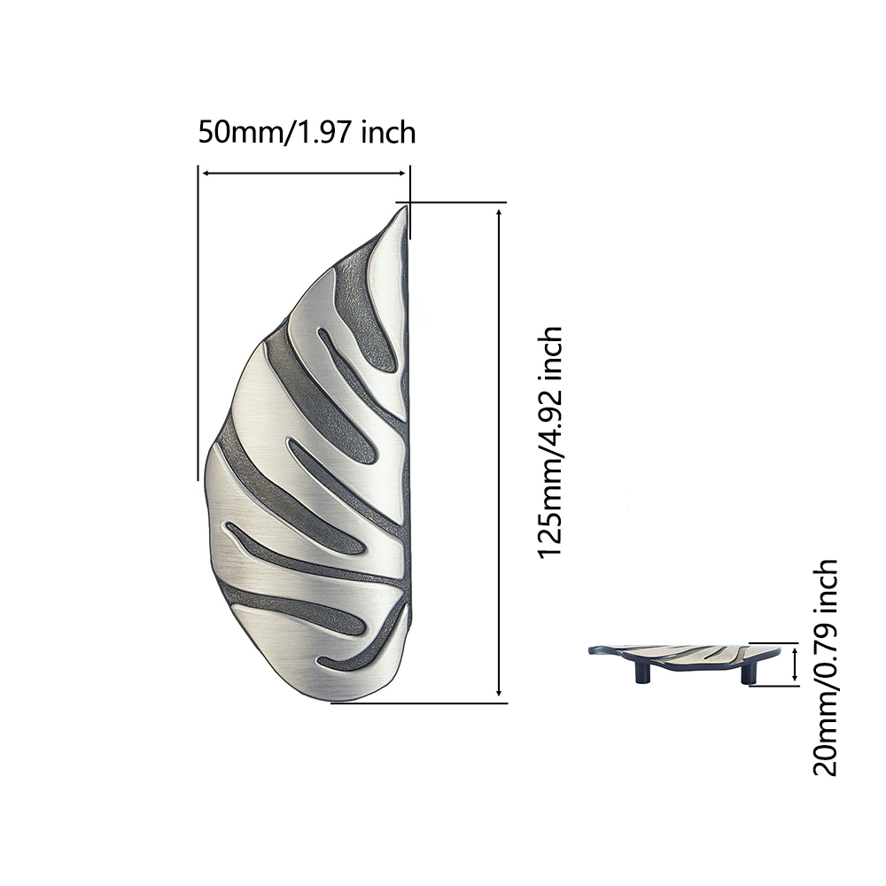 Çinko Alaşım Monstera Yaprak D - Unique Furniture Hardware Pulls incelemesi ve fiyatı